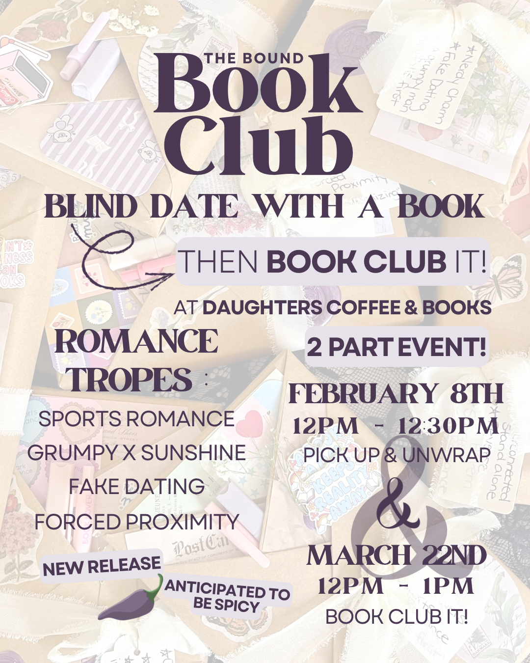 The Bound Book Club — at Daughters Coffee & Books