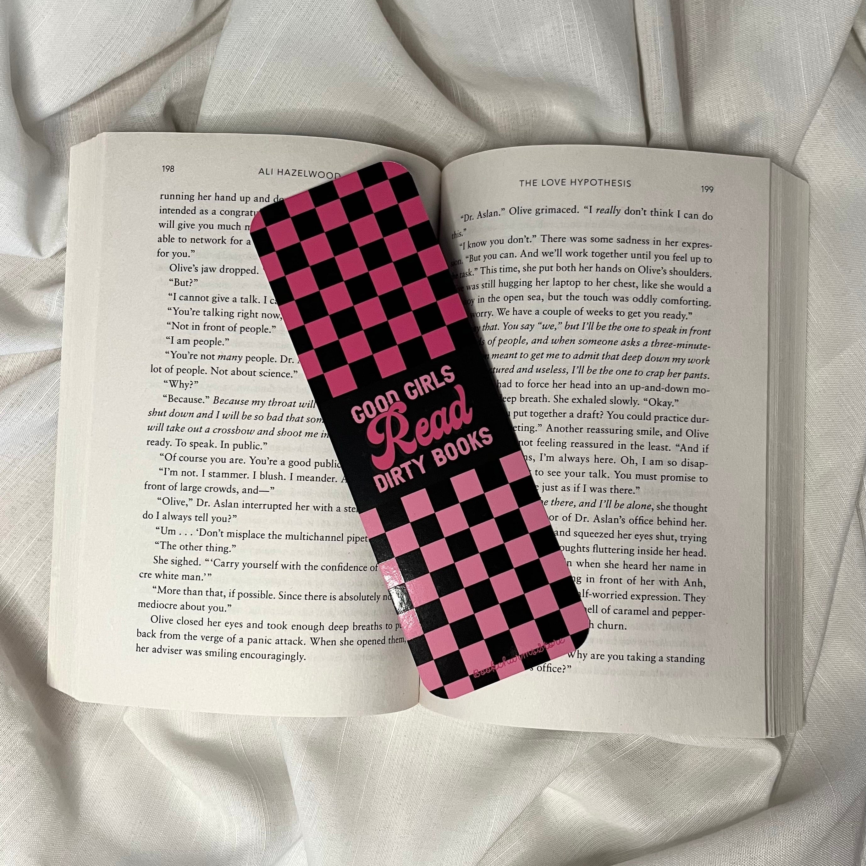 Good Girls Read Dirty Books Bookmark