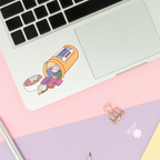 Serotonin Booster Stickers / Bookish Stickers / Book Lover: 3''