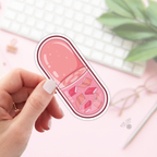 Bookish Pills Stickers / Bookish Stickers / Book Lover Gift : 3''