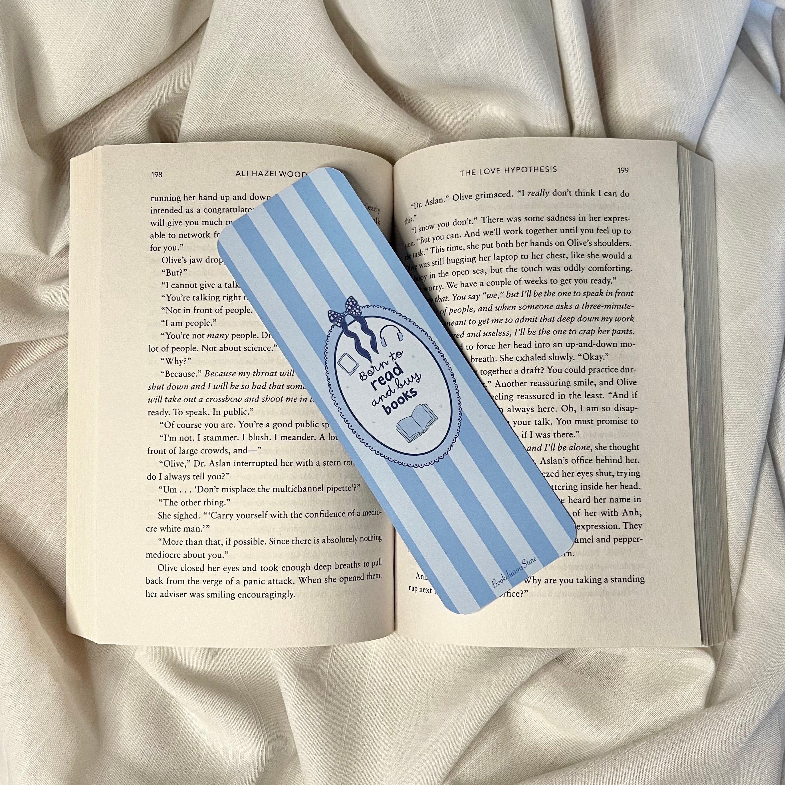 Born to Read and Buy Books Bookmark