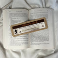 Cowboy Romance Library Card Bookmark