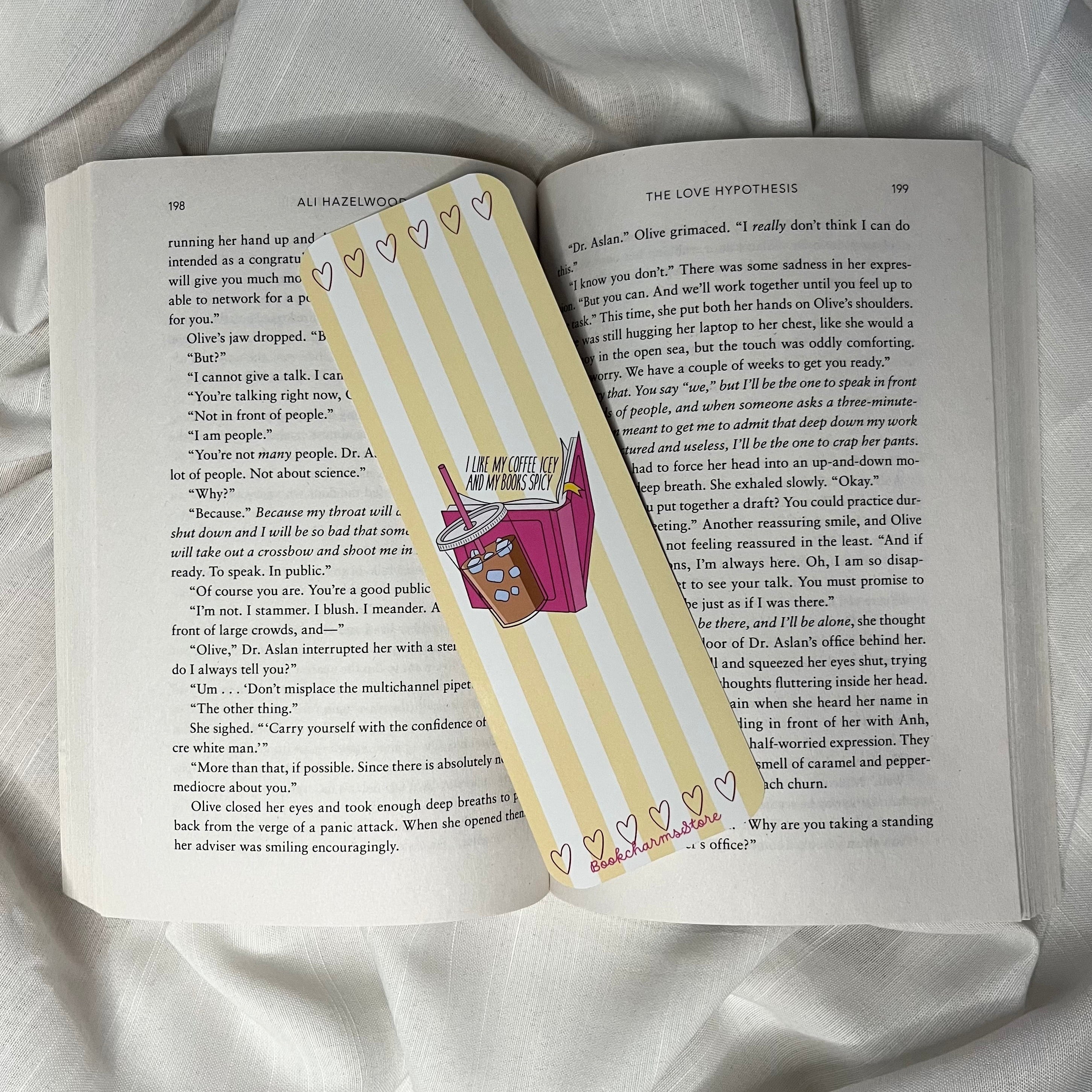 Coffee Icey & Book Spicy Bookmark