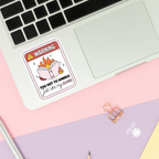 Warning Too Hot To Handle Stickers / Bookish Stickers: 3''