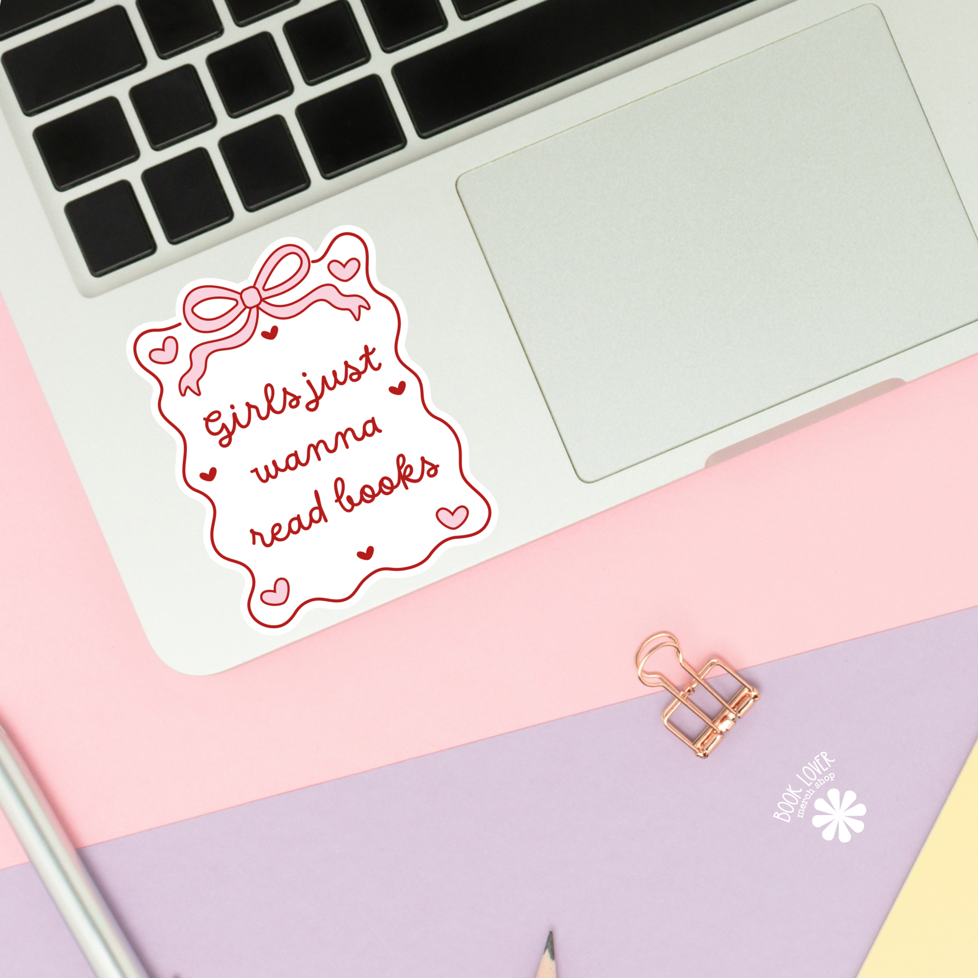 Girls Just Wanna Read Books Stickers / Bookish Stickers