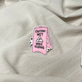 Caution: Wet While Reading Sticker