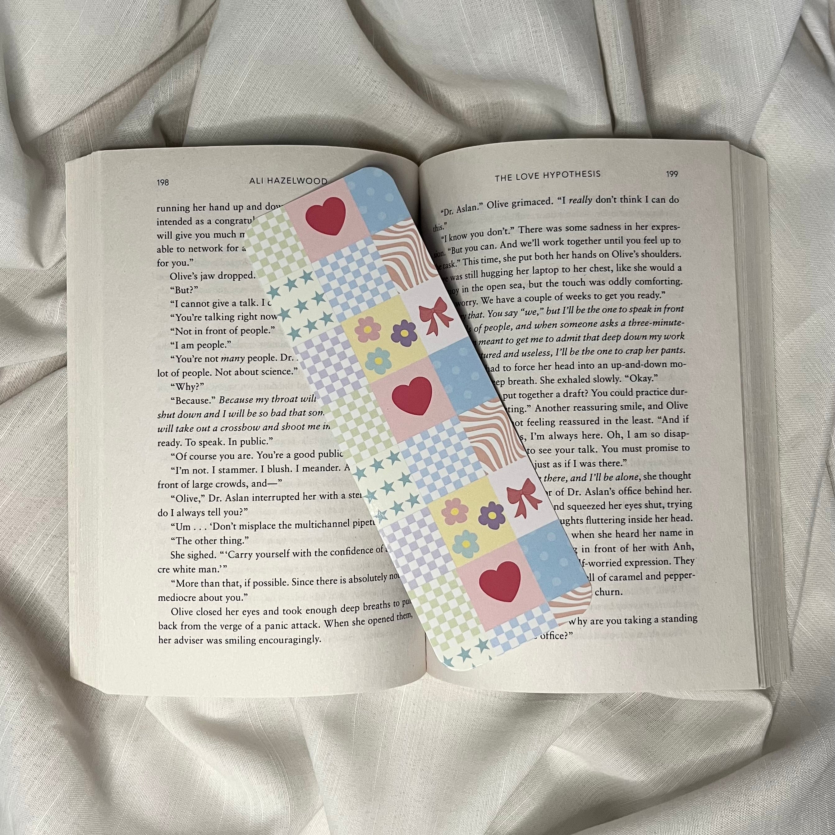 Pastel Patchwork Bookmark
