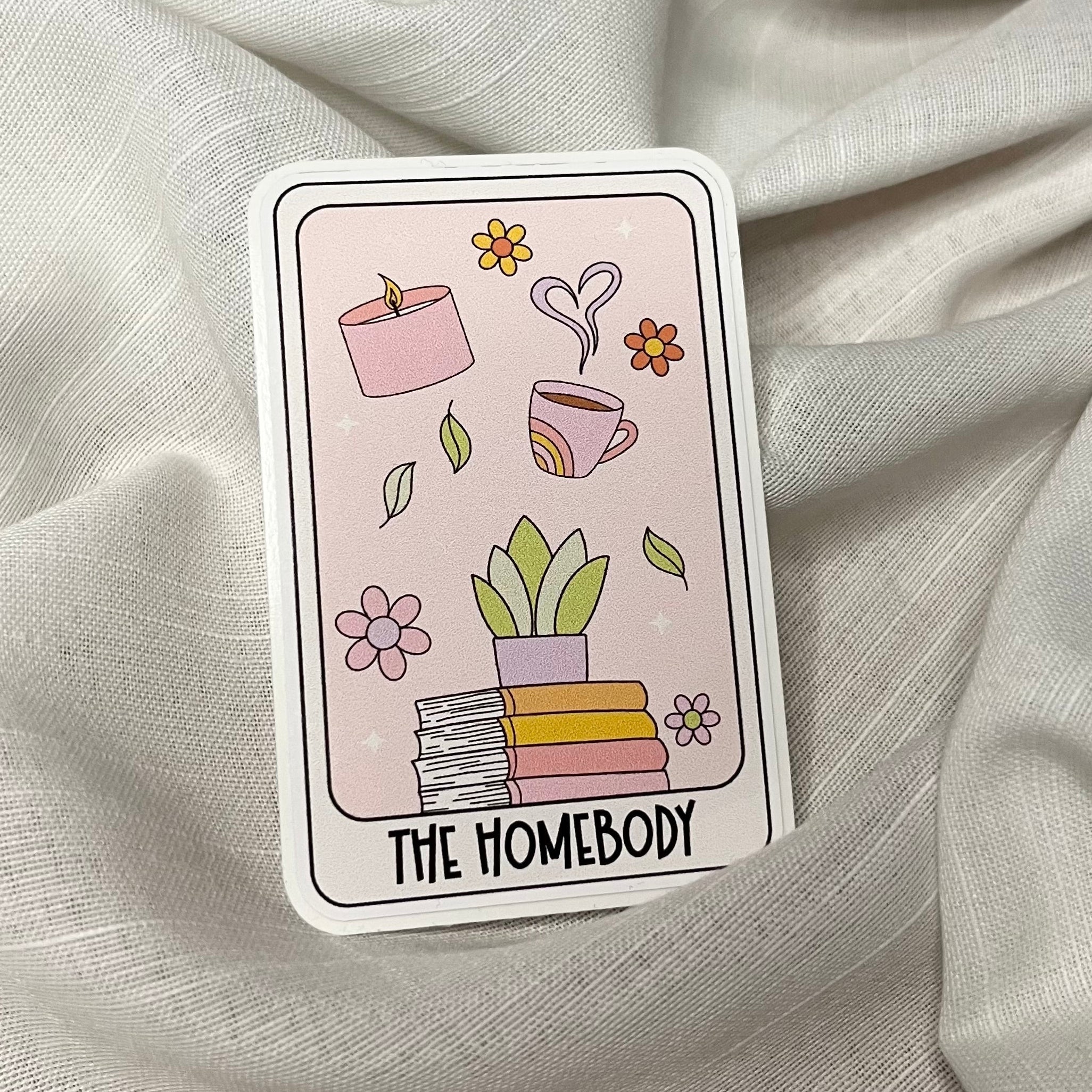 The Homebody Tarot Card Sticker