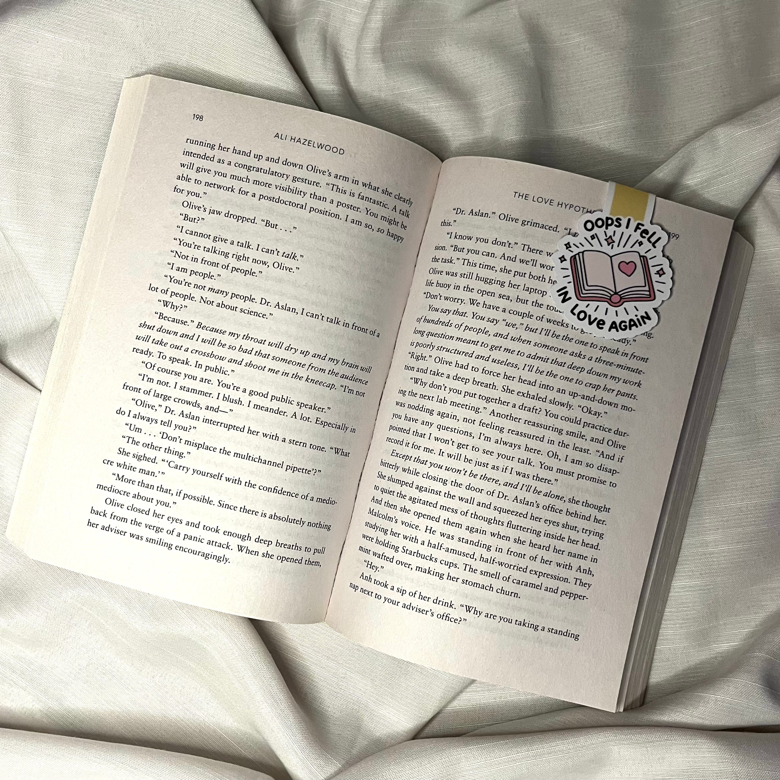 Oops I Fell In Love Again Magnetic Bookmark