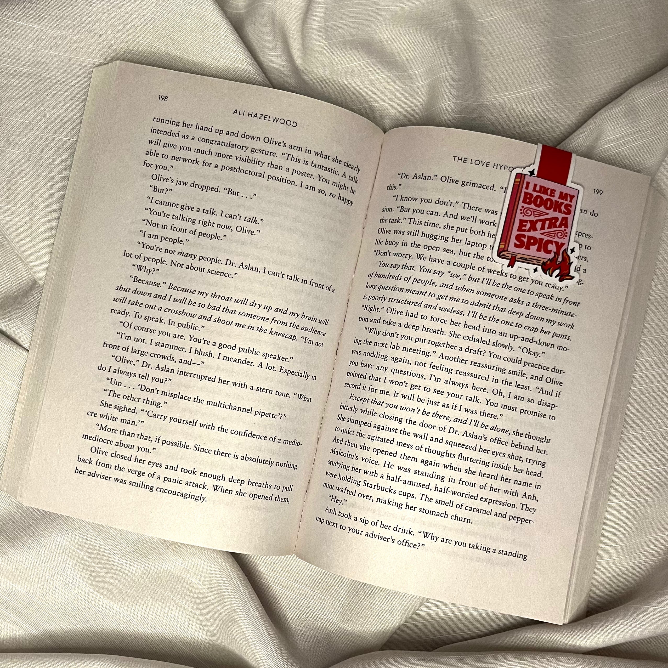 I Like My Books Extra Spicy Magnetic Bookmark