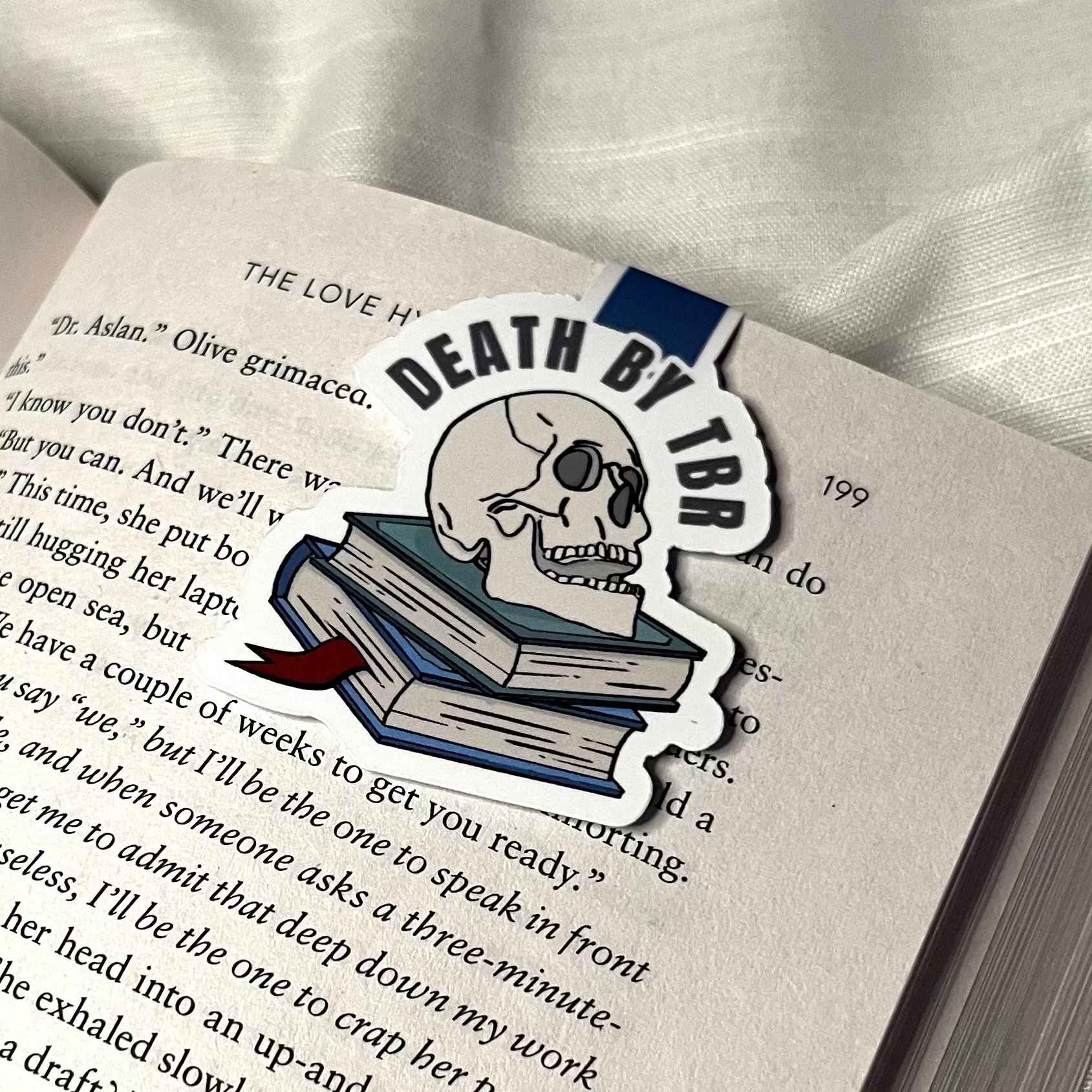 Death by TBR Magnetic Bookmark