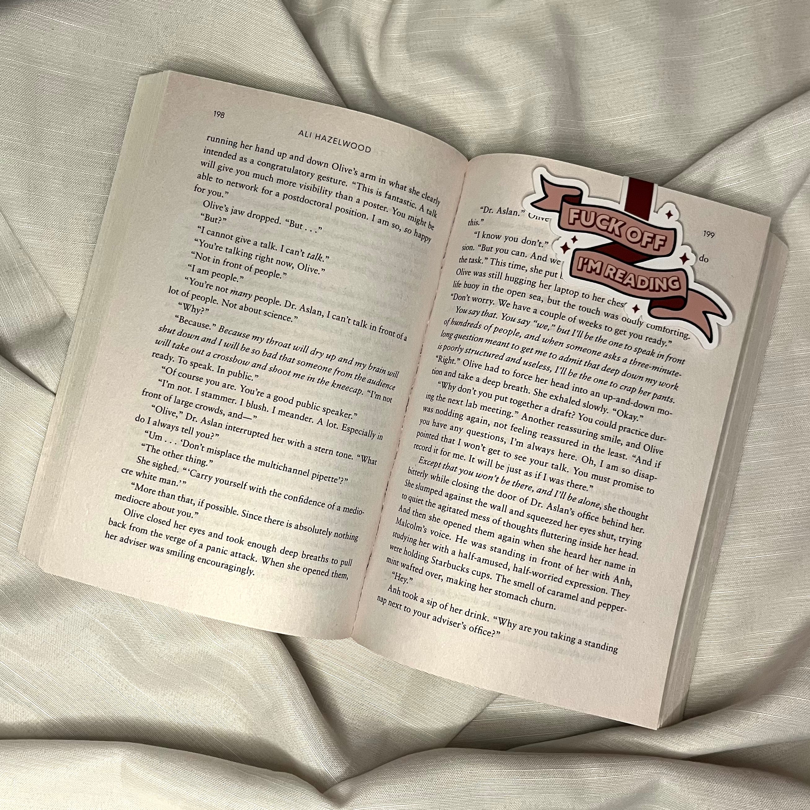 Fuck Off I'm Reading Magnetic Bookmark