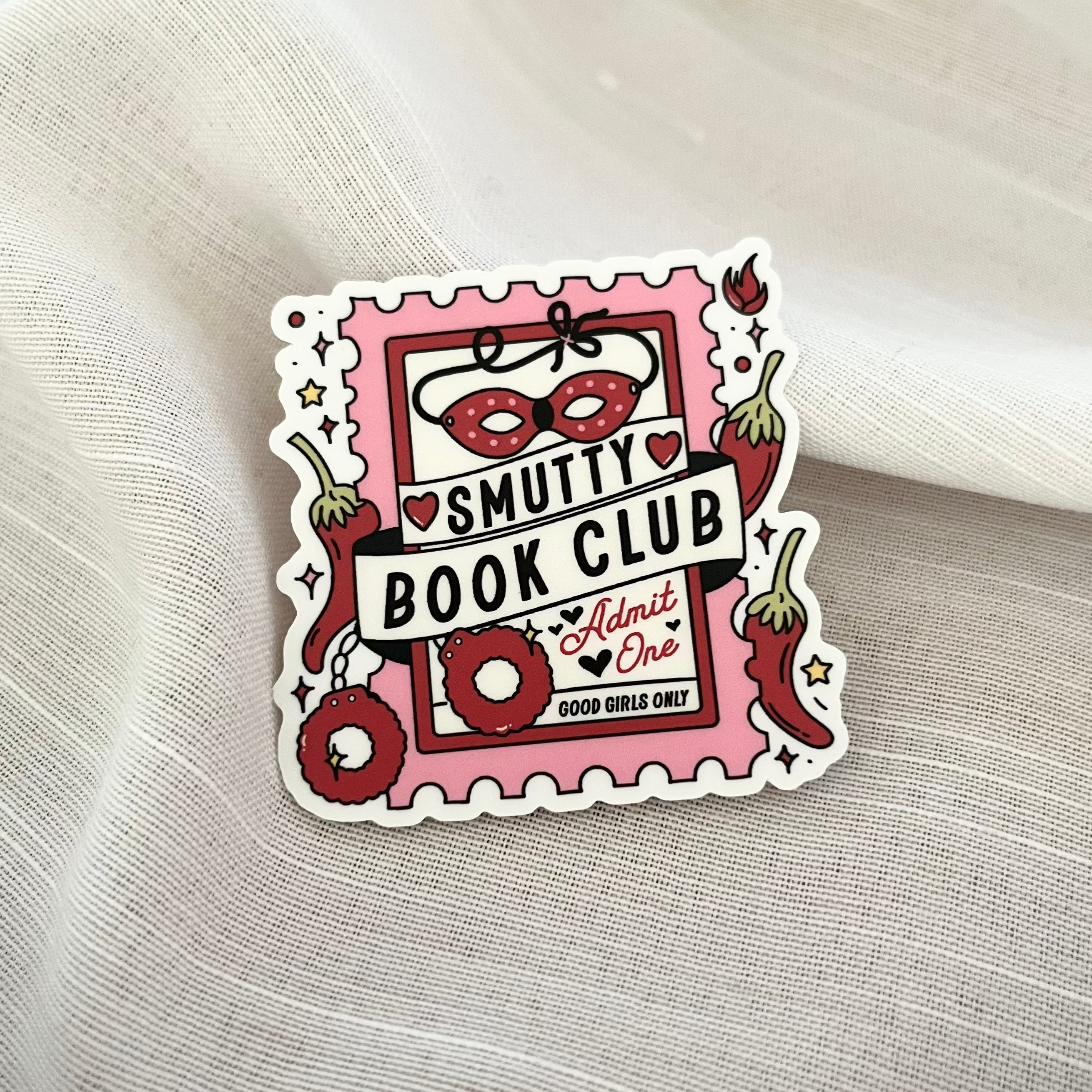 Smutty Book Club Sticker