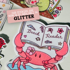 Support Your Local Book Dealer Stickers / Bookish Stickers: 3''