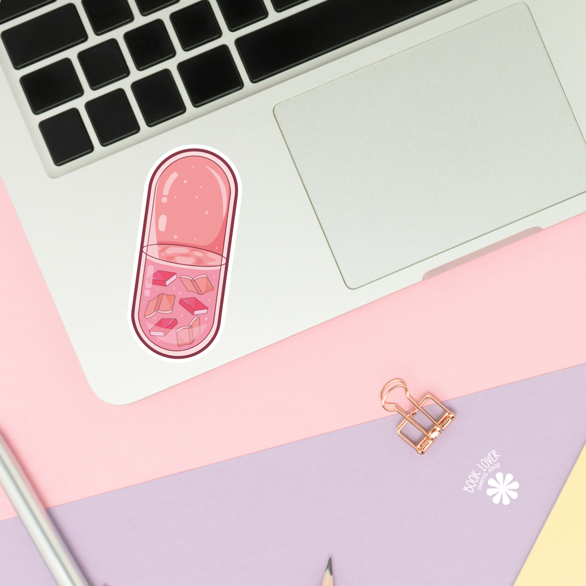 Bookish Pills Stickers / Bookish Stickers / Book Lover Gift : 3''